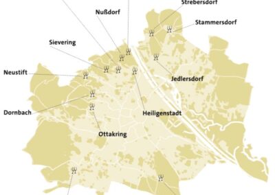 Weinbau-Regionen in Wien